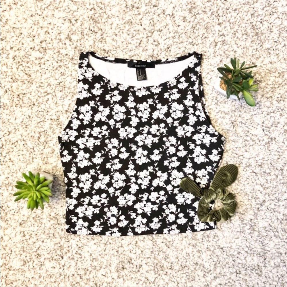 Floral halter tank